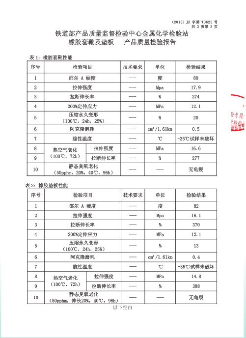 檢(jian)驗(yàn)報告